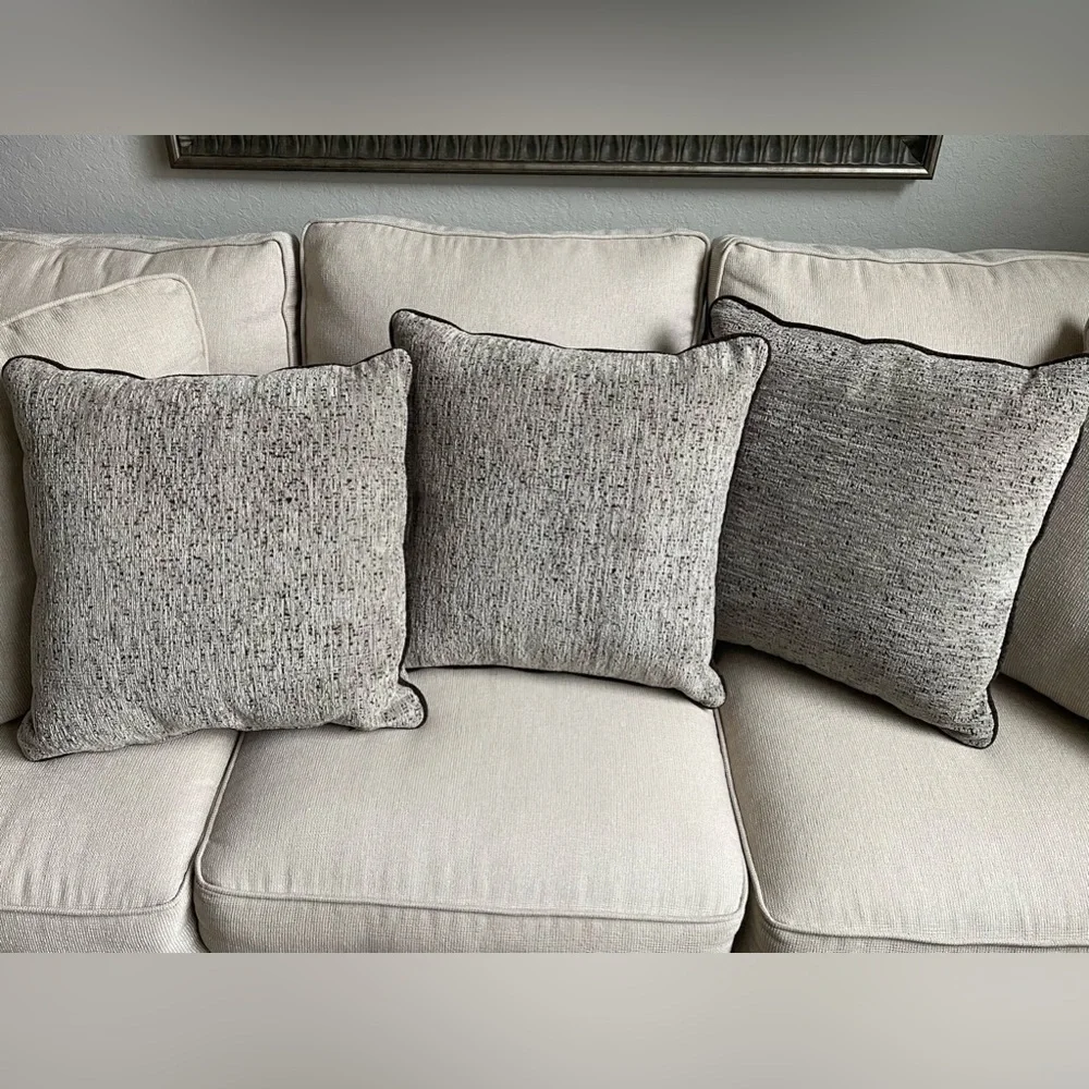 Custom Made Chenille Pillow Covers SET OF 3